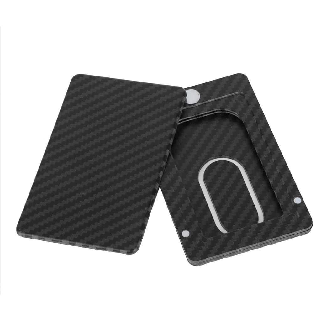 Imitation Carbon Fiber Card Holder Portable Multifunctional Man Wallet for Travel OutdoorXBD333