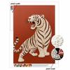 DIY Pearl Embroidery Diamond Painting Kit Majestic Tiger Sparkling Beads Art Craft Handmade Decoration Gift for Home Interior Wall Decor