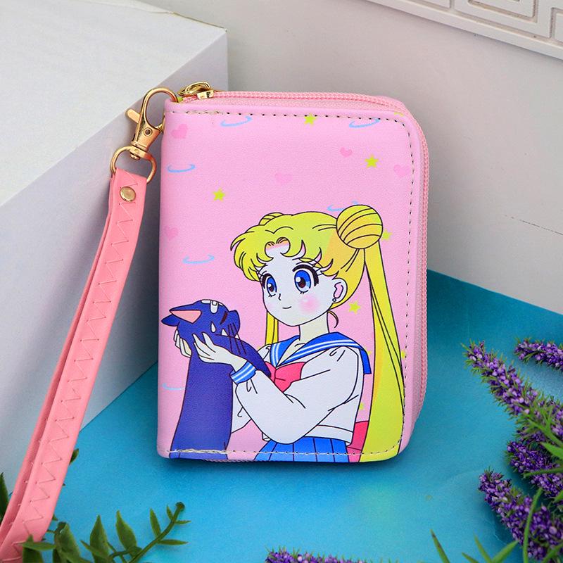 Trendy Japanese & Korean Cartoon Princess Coin Purse for Girls