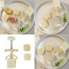 Dessert Molds Flower Fish Shape Cake Molding Cake Pressing Molds ABS Texture Present for Professional Baking People