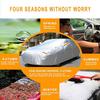 Universal 3 Layer Car Cover Waterproof All Weather UV Protection Windproof Outdoor Full Car Cover Fit Hatchback Sedan SUV MPV