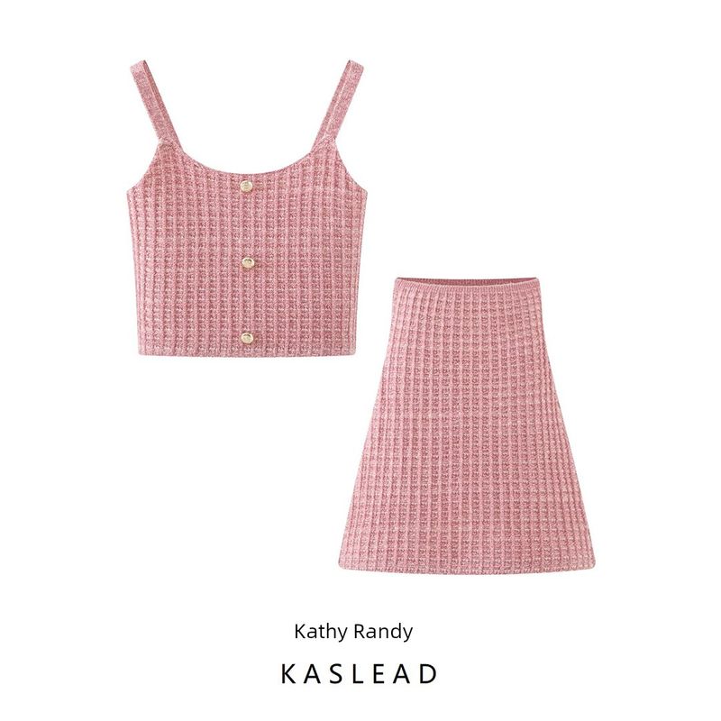 Kaslead New Women Clothes Western Style Fashion Elastic Knitting Skirt 5063341 5063342