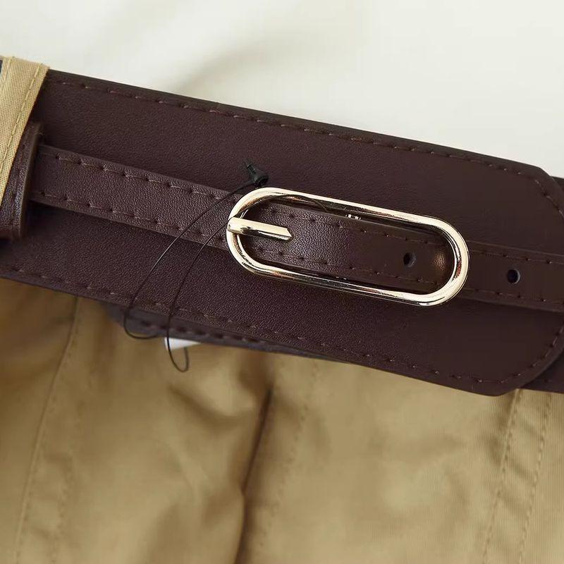 Araltay New Arrival Fashion Style Women's Clothing Fashion All-Match with Belt Patchwork Sleeveless Dress 0387080170