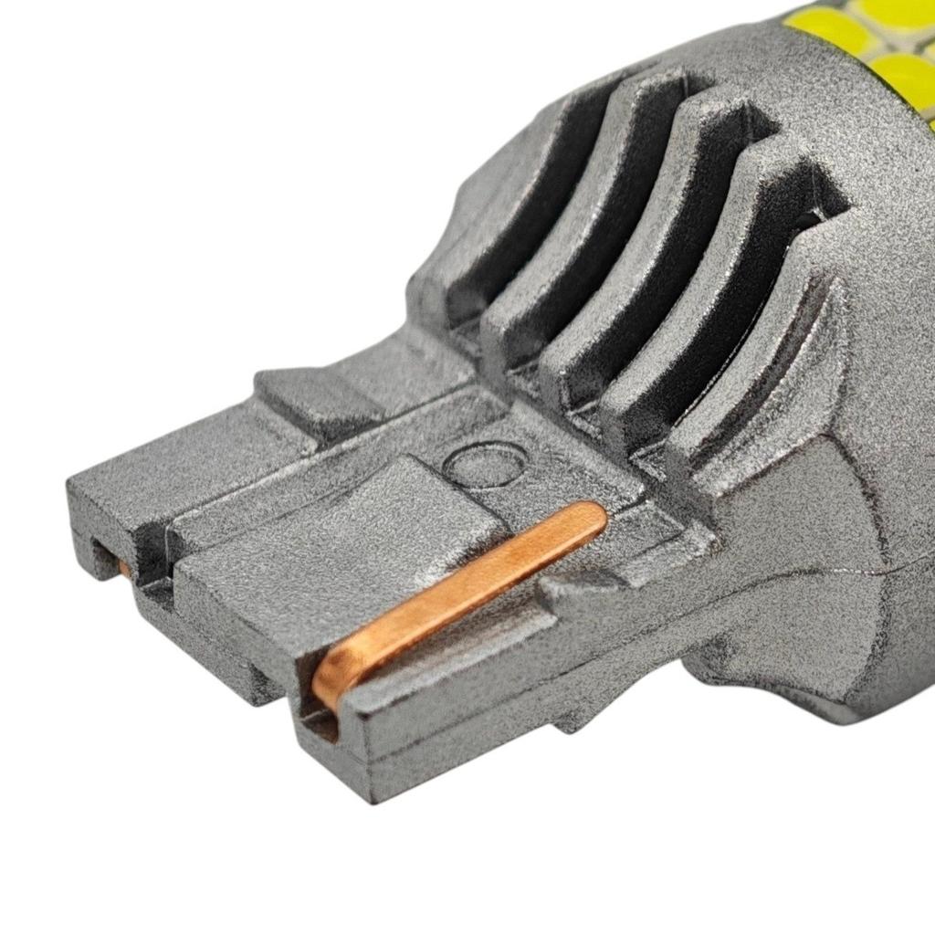 2 szt W21W LED 7440 żarówka 12-24V bez błędu 2200lm biała mocne światło