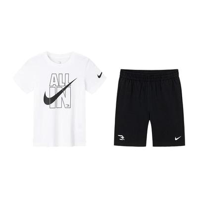 3BRAND Kids' Cotton T-Shirt & Shorts Set