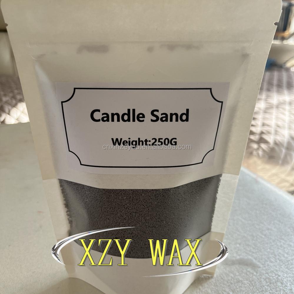 Natural Pearl Wax Sand DIY Art Set Handmade Organic Glass Jar Classical Continuous Burning Unscented Candles Wedding Candle