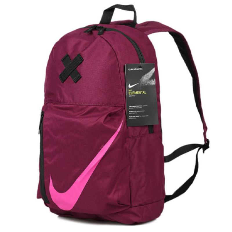 Nike Polyester Backpack Regular Women's Dark Red Casual BA5405-609
