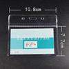 1 Piece Transparent Worker Card Holder for Women Men Soft PVC Waterproof Business Exhibition Card Protection Office Supplies