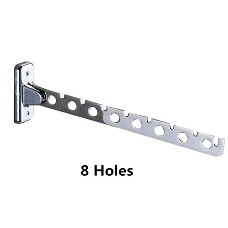 6/8/10 Löcher Edelstahl Kleiderständer Haken Faltbare Kleiderstange Mehrzweck Kleiderständer zum Trocknen für Schrankaufbewahrung