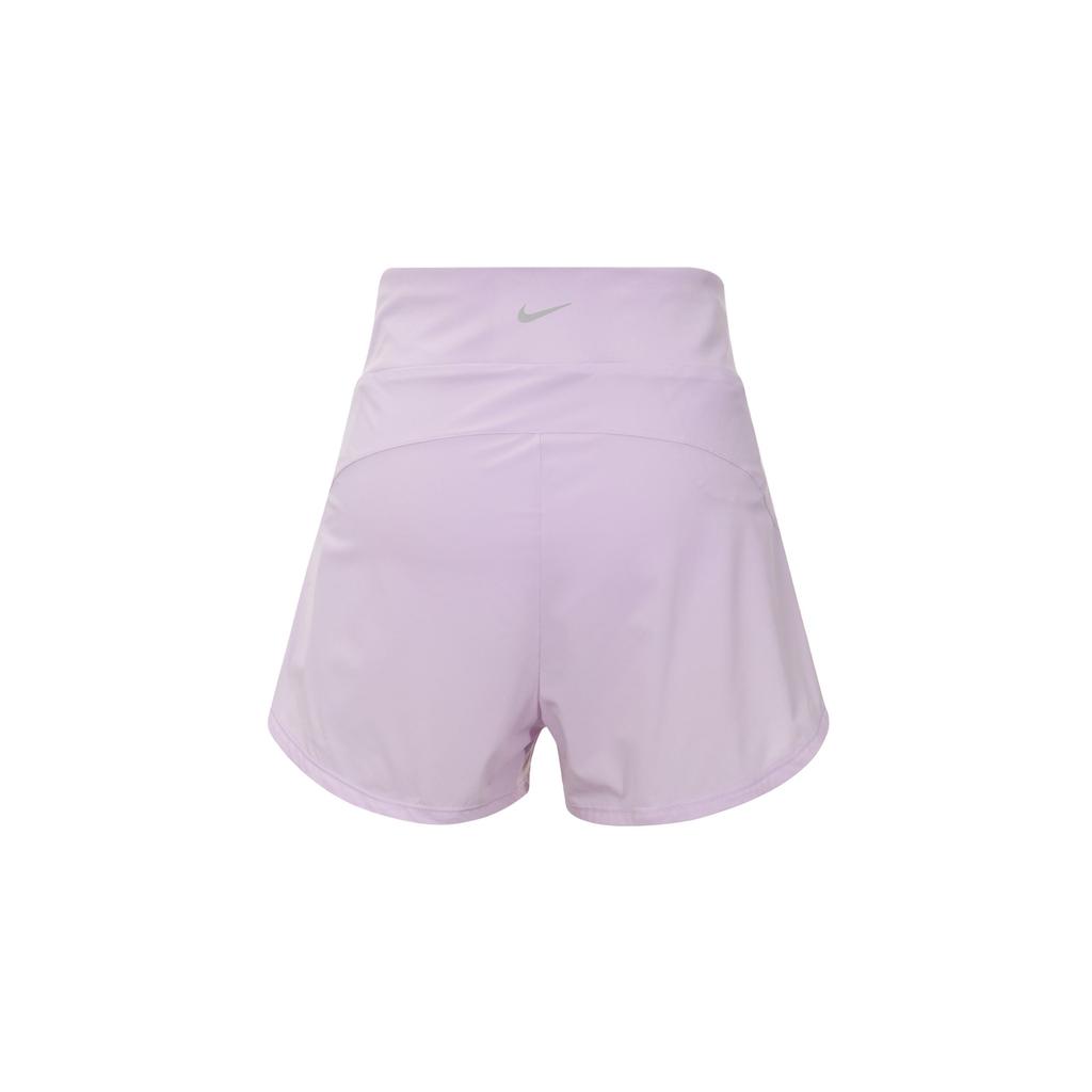 Nike SS24 Solid Color Lace-Up Woven Breathable Outdoor Training Shorts Women Shorts Light-Purple DX6019-512