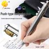 Multi-Purpose 0-100mm Plastic Caliper Ballpoint Pen - Creative Student Gift