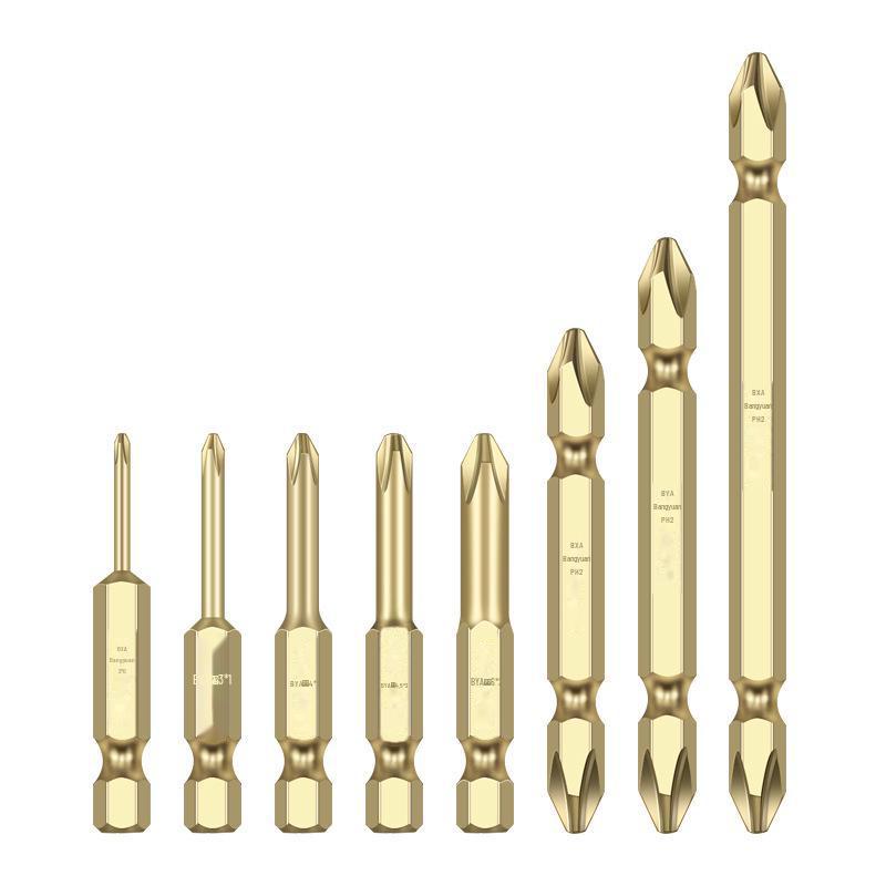 Bangyuan Magnetic Double-Head Cross Head Electric Screwdriver & Hand Drill Bit