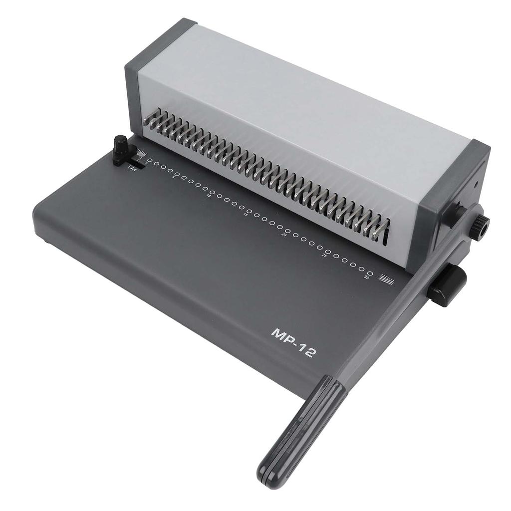 Máquina de Encadernação 30 Furos Diâmetro 0,5mm Margens 2,5mm 4,5mm 6,5mm Máquina de Encadernação Espiral para Lett