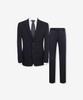 Sieg Wool Blended Stretch Suit Set Dark Navy (Pijab2037_Pipab2237) (A Type)