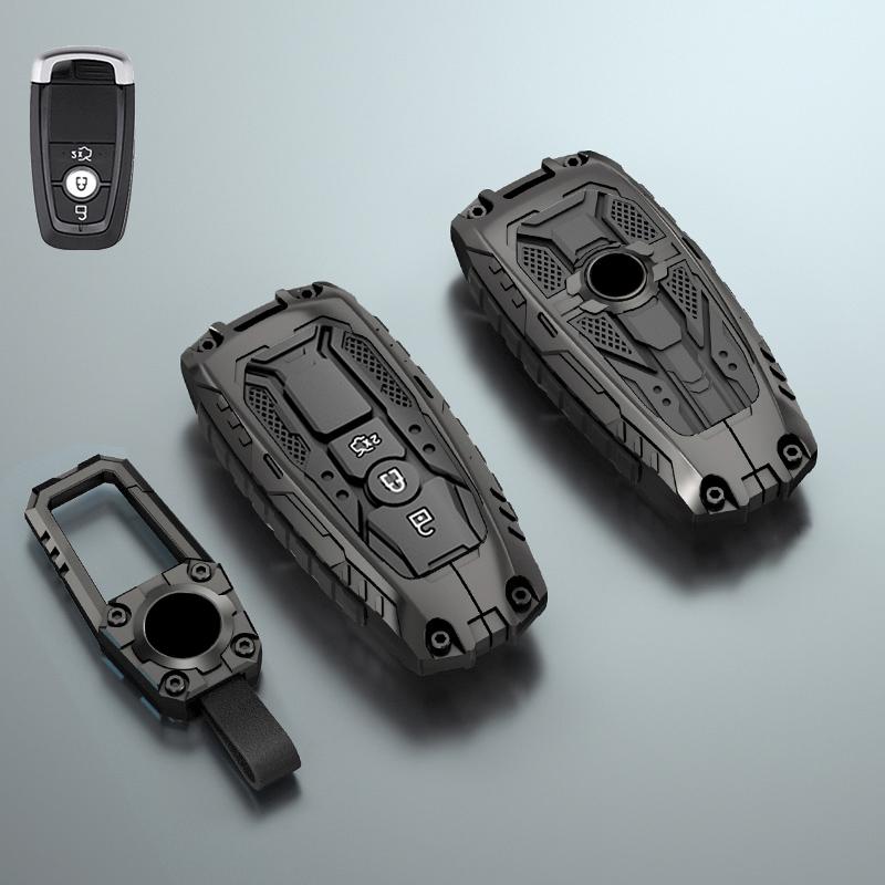 Zinc Alloy Car Key Case Cover Shell for Ford Mondeo Explorer Edge Expedition Fusion Mustang Focus C-Max S-Max Everest for Lincol