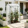 Durable Greenhouse, Plant Winter Tent with Roll-up Front Zipper Door, for Balcony, Patio, Garden