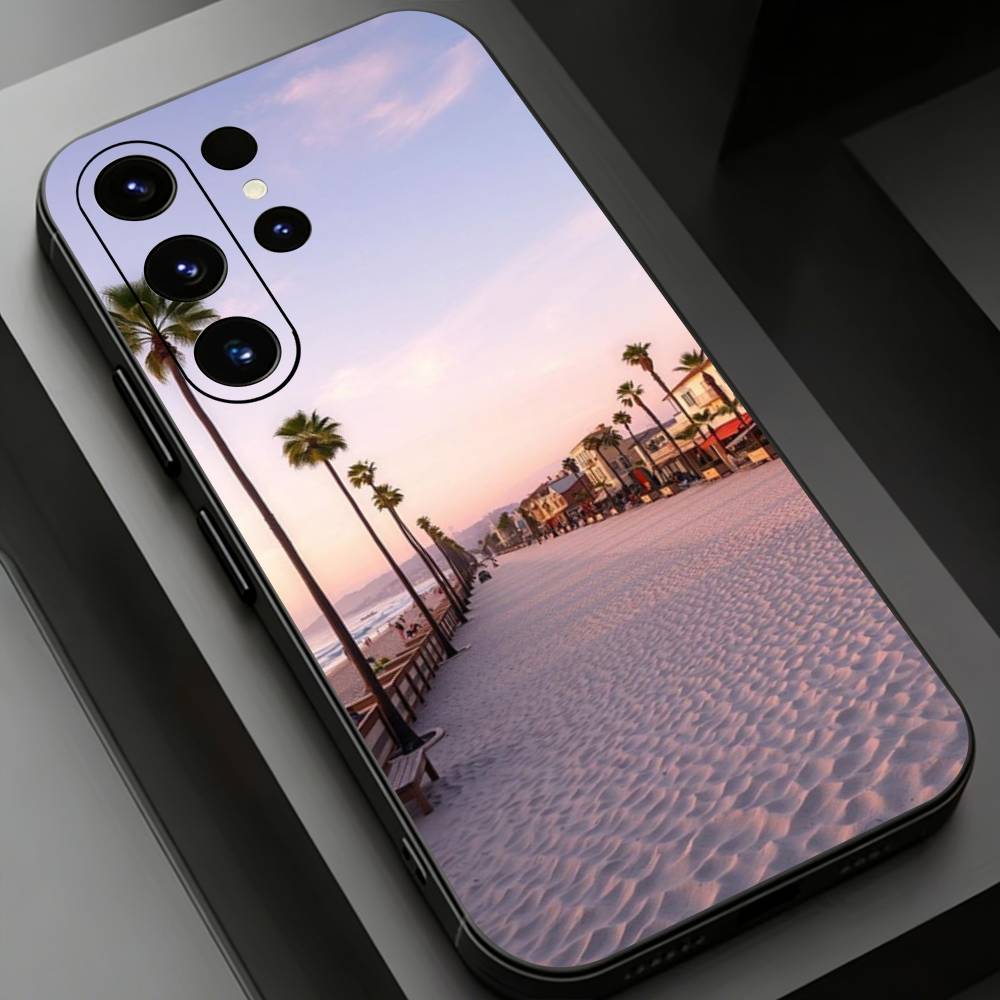 Travel Los Angeles California Phone Case For Samsung Galaxy S26,25,24,23,22,21,20Plus Ultra