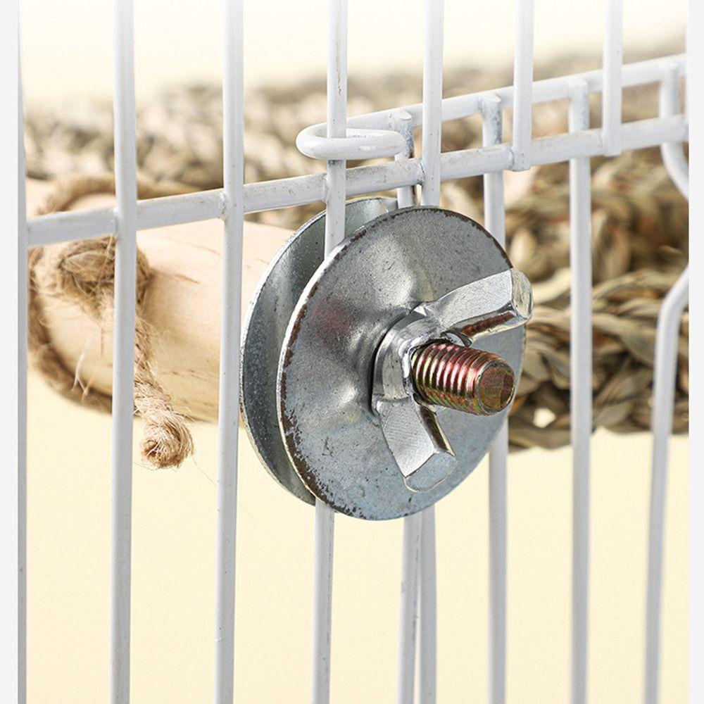 Handwoven Straw Reptile Hammock Breathable Woven Eco-Friendly Bird Swing Mat Chewable Decorative Foraging Mat Toys Bird Cage