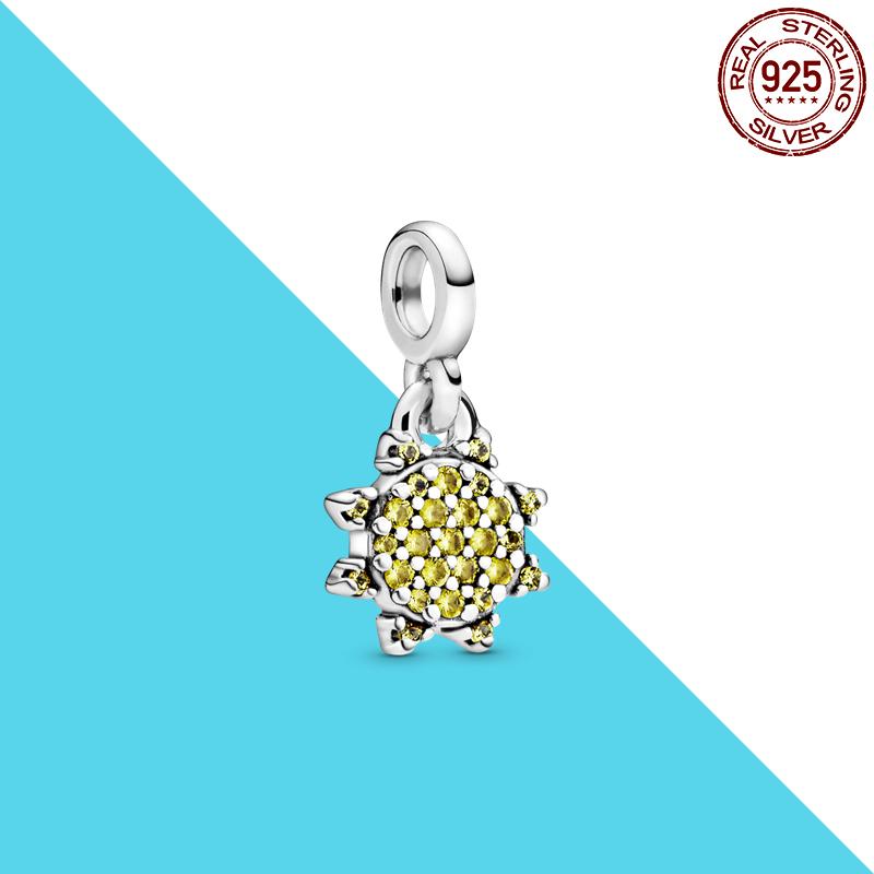 925 Silver Me Series Eye Medallion Pendant Charms for Bracelet Necklace DIY Link Earring Styling Two-ring Connector Jewelry