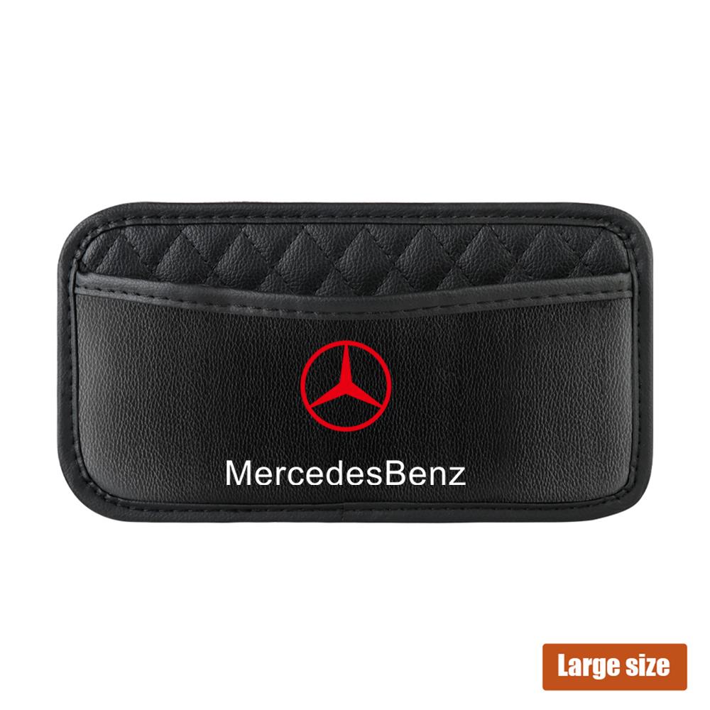 PU Car Seat Back/Door/Center Console Organizer Storage Pocket For Mercedes Benz G S R C E B A Class GLA GLK C180 E300 S200 W206