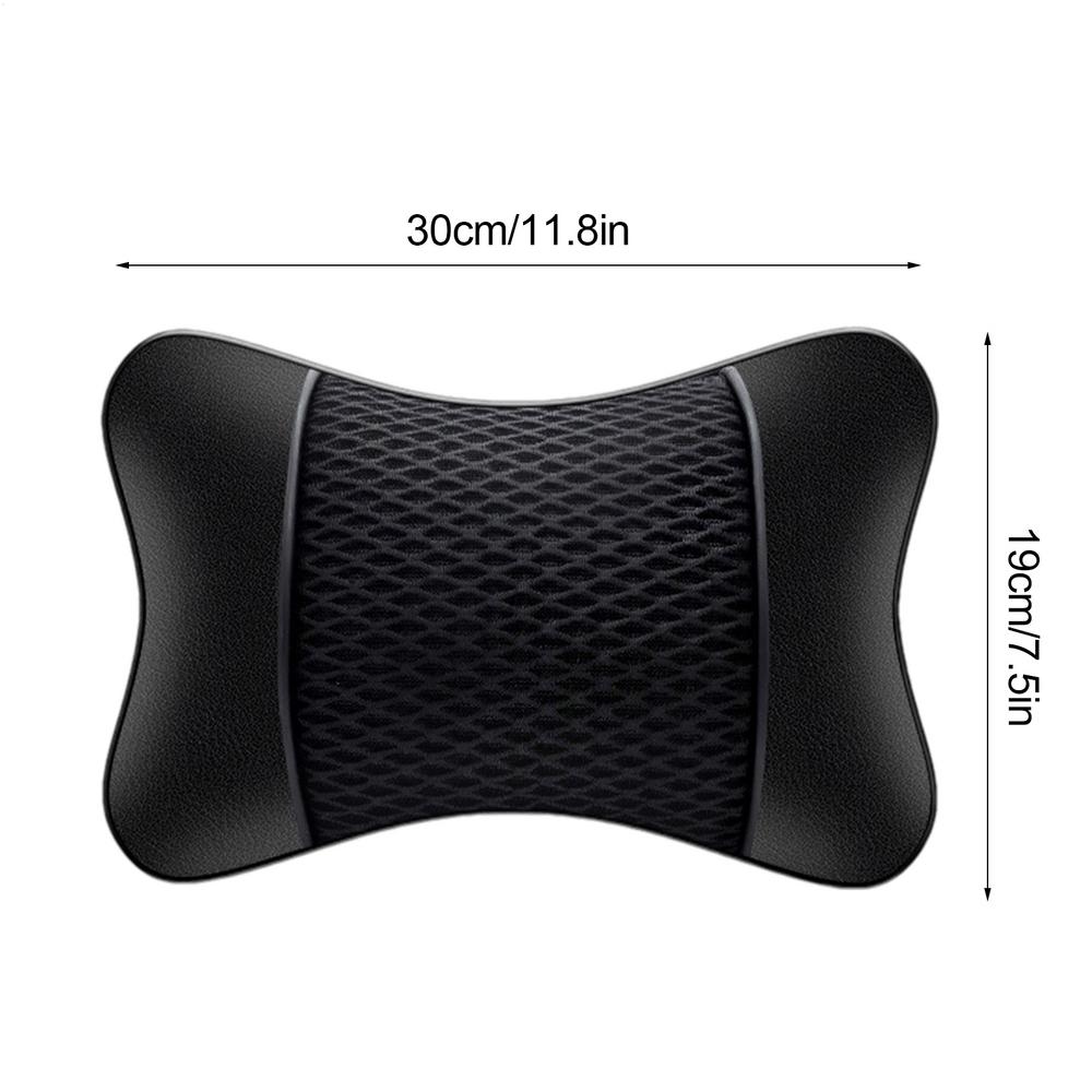 Elastyczny Oddychający Skórzany Zagłówek Dwustronny Samochodowy Ciężarowy Wnętrze Zagłówek Poduszka Podpierająca Szyję Wygodny Uniwersalny Zagłówek