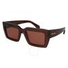 Brown Rectangular Ladies Sunglasses Sf1108s 232 54