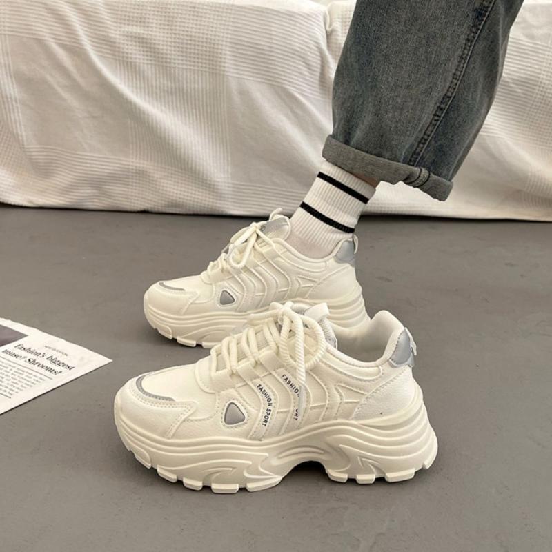

Women s Thick Dad Shoes Sell Well in Autumn, Thick Soled Height Increasing Casual Sports Shoes Are Comfortable and Breathable Sports Shoes 40
