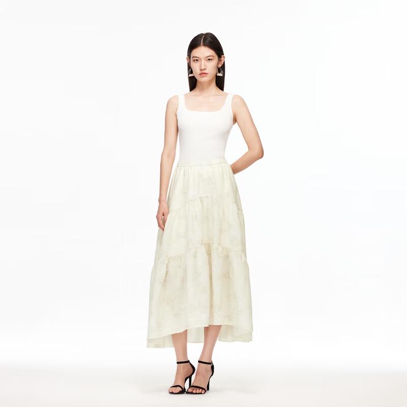 VEROMODA Printed A-line Midi Skirt