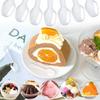 500 Pcs Mini Ice Cream Spoon Disposable Dessert Scoop Western Wedding Party Tableware Kitchen Accessories Tool MIT