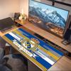 Real Madrid Aufdruck Kissen Rutschfest Laptop Tablet Großes Mauspadd XXL Matte Mini-PC Spielmatte Mit Verriegeltem Rand