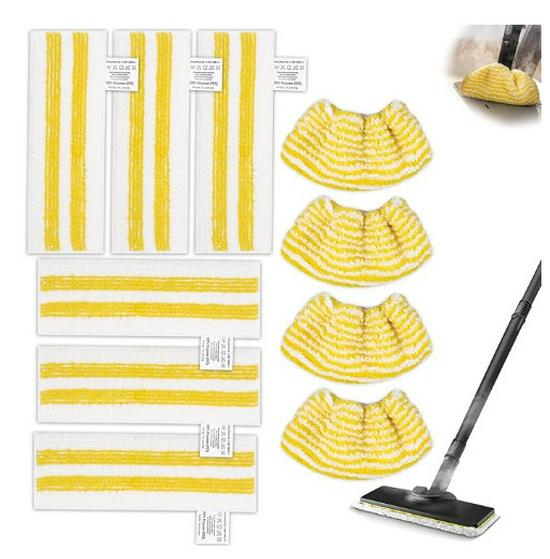 Cloth Mop Cover and Brush Set for Karcher SC1-SC5 Steam Cleaners