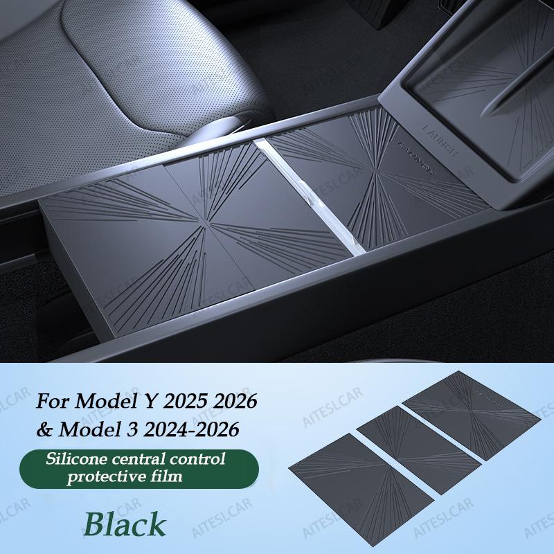 Per Tesla Model 3 Y 2025 2026 Telaio Protettivo in Silicone Copertura Bordo Schermo Navigazione Centrale Modello Y Juniper Pellicola Protettiva