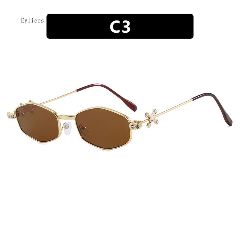

Diamonds Eyeglasses Women Y2K Bling Rhinestone Oval Shades Clear Glasses Frames Metal Silver Fashion Retro Diamond Frame Eyewear