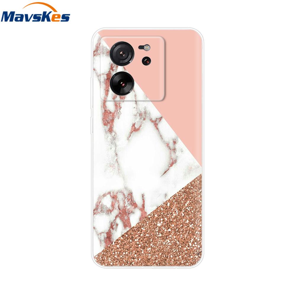Clear Silicone Case For Xiaomi 13T Pro Back Cover For Xiaomi 13T Case Soft TPU Bumper Protective Phone Cases Mi13T Fundas Coque