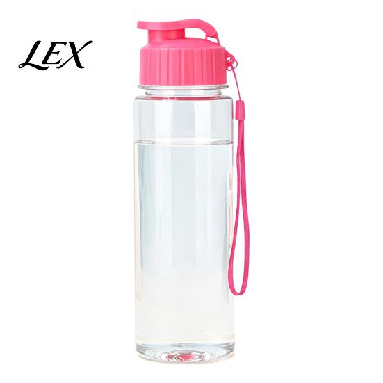 Matte Texture Water Bottle Sports Bottle, with Flip Lid And Lanyard, Portable Leak-proof PET Cup, Lightweight Fitness Jug, for Gym School Office