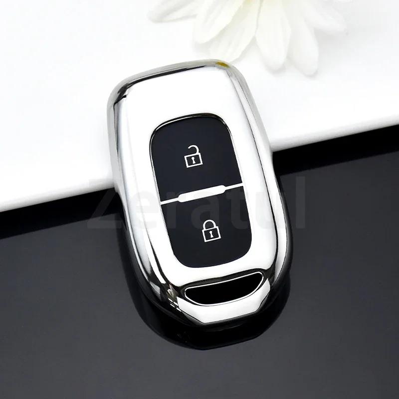2 Button Tpu Car Remote Key Fob Cover Case For Renault Kwid Traffic Symbol For Dacia Sandero Logan Duster Shell