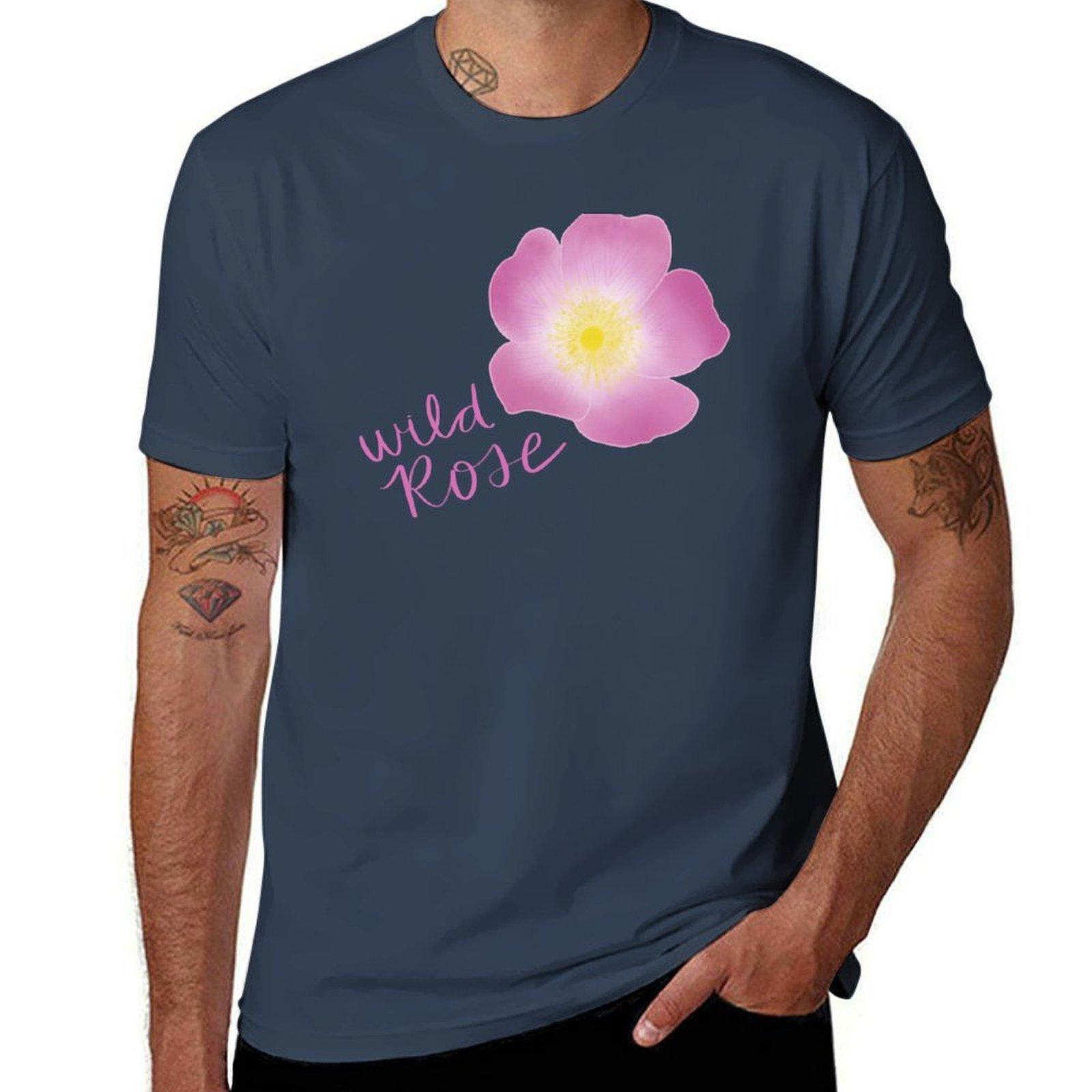 Wild Rose TShirt Sport Basic Moisture Wicking Tee S