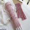 Sheer Mesh Arm Sleeves Sun Protection Gloves for Women