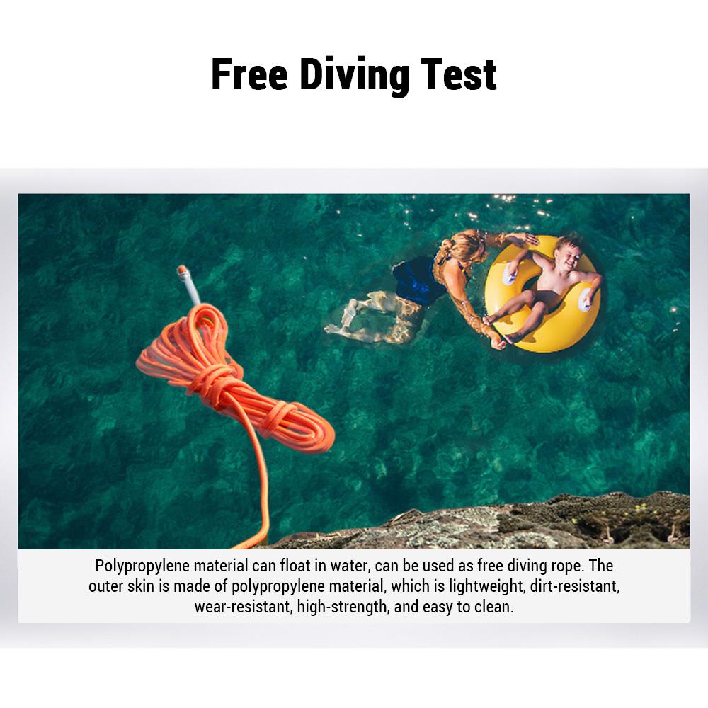 Safety Rope Rock Climbing Rope Life Saving Rope Insurance Rope Outdoor  Diameter Tensile Strength 1200 1800 Kg Camping