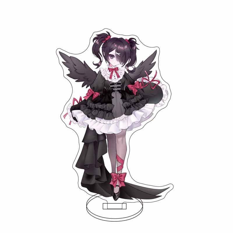 NEEDY GIRL OVERDOSE Acrylic Standing Sign Ornaments Kawaii Game Pattern 12cm Decorate Model Storage Desktop Anchor Gift