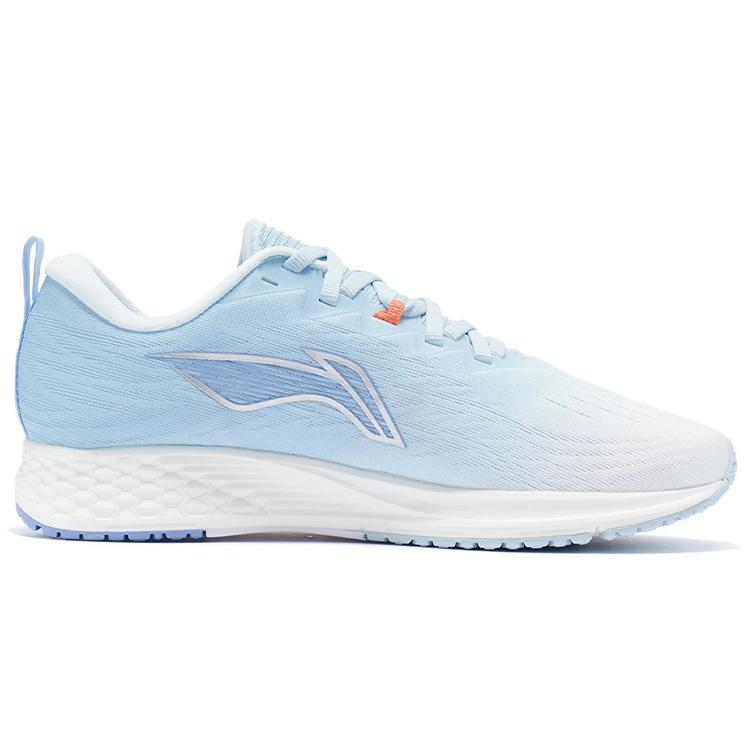 Li Ning Red Hare 4 Cushioning Slip Resistant Rebound Low Top Running Shoes Women's Blue ARMR004-9