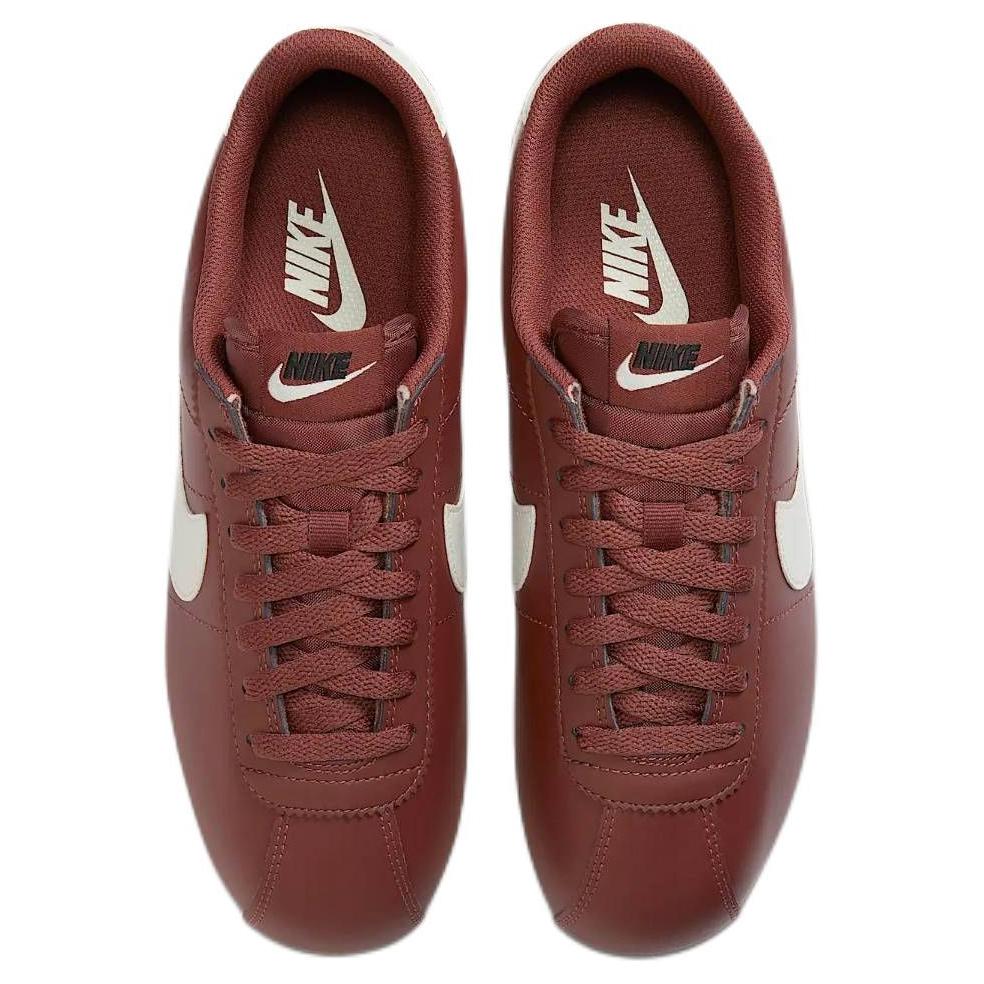 Nike Cortez Leather Comfortable Versatile Non-Slip Wear-Resistant Low-Top Casual Running Shoes Women sneaker Red Brown DN1791-201
