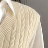 Shop   Women S Knit veSt StyliSh Cable Knit looSe Fit Layered Won wvS Wd44266