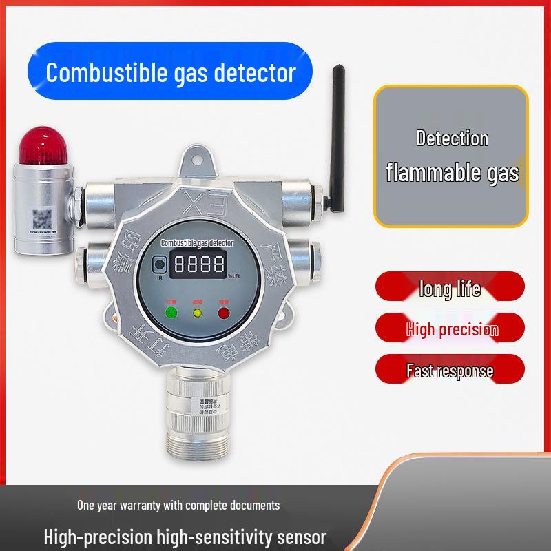 IoT LPG Gas Alarm & Automatic Shut-off Valve for Restaurants No