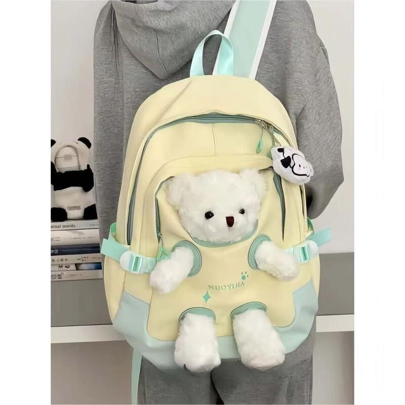 Cute Plush Bear Backpack for Girls