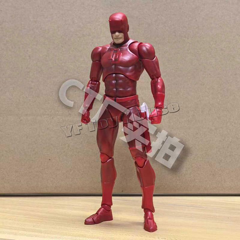 Ct Toys Mafex 223 Daredevil Figur Comic Version Shf Anime Actionfigur Figur Statue Modell Custom Spielzeug für Jungen Weihnachtsgeschenke