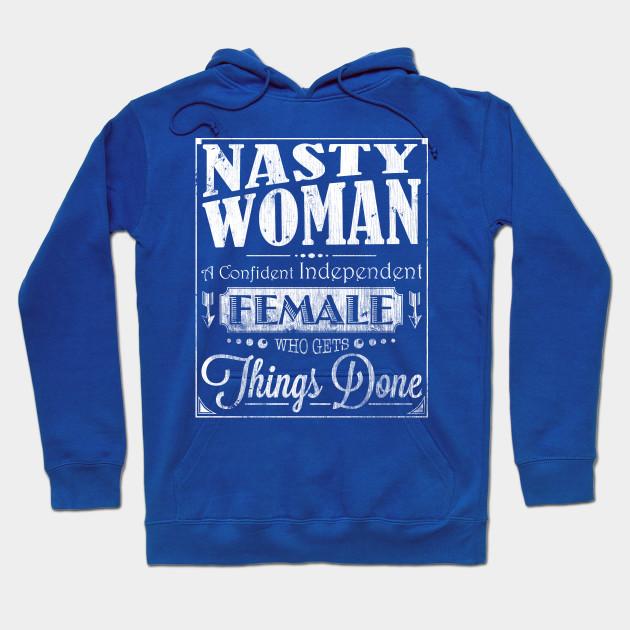 Men/women Hoodie Nasty Woman Dictionary Definition Confident Printed