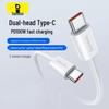 Baseus Dual Type-C PD 100W Fast Charging Cable for Apple 15/16 & Laptops