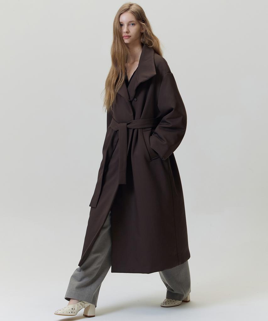 Hae By Haekim [Atelier] Belted Padded Coat_Brown