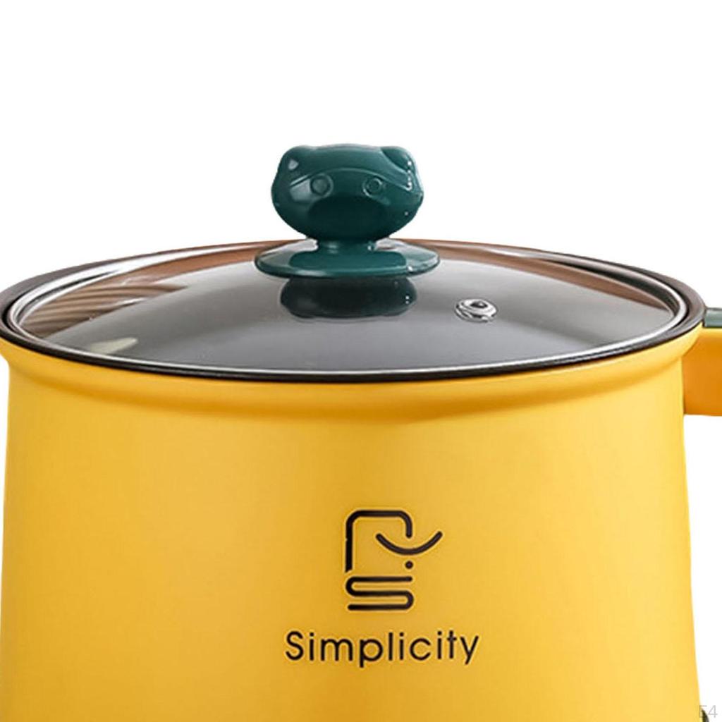 Elektrischer Topf 1,8L Shabu Nudelkocher für Nudeln Reis College Blau